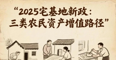 你家宅基地要变"活钱"了！这几类人要发财！