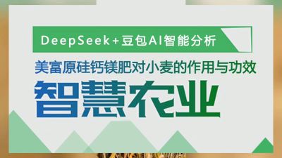 老铁们，马上准备冬小麦种植肥料了，我们用AI智慧农业分析了，美富原，叶碳酶乳酸肽活性硅，中药提取物加矿源，加枯草芽孢杆菌和胶冻样类芽孢杆菌的，中微量元素肥料硅钙镁肥，对小麦提质增产作用功效做分析，大家