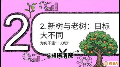 第3节：【春肥策略】开春底肥：新树&ldquo;扩版图&rdquo;，老树&ldquo;点引擎&rdquo;，课程：《柑橘底肥&ldquo;翻身账&rdquo;：从改土到高产的实战全书》