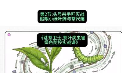 第02节：头号杀手歼灭战&mdash;&mdash;假眼小绿叶蝉与茶尺蠖，课程：《茗茶卫士&mdash;&mdash;茶叶病虫害绿色防控实战课》#识农AI