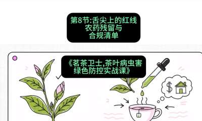 第08节：舌尖上的红线&mdash;&mdash;农药残留与合规清单，课程：《茗茶卫士&mdash;&mdash;茶叶病虫害绿色防控实战课》#识农AI